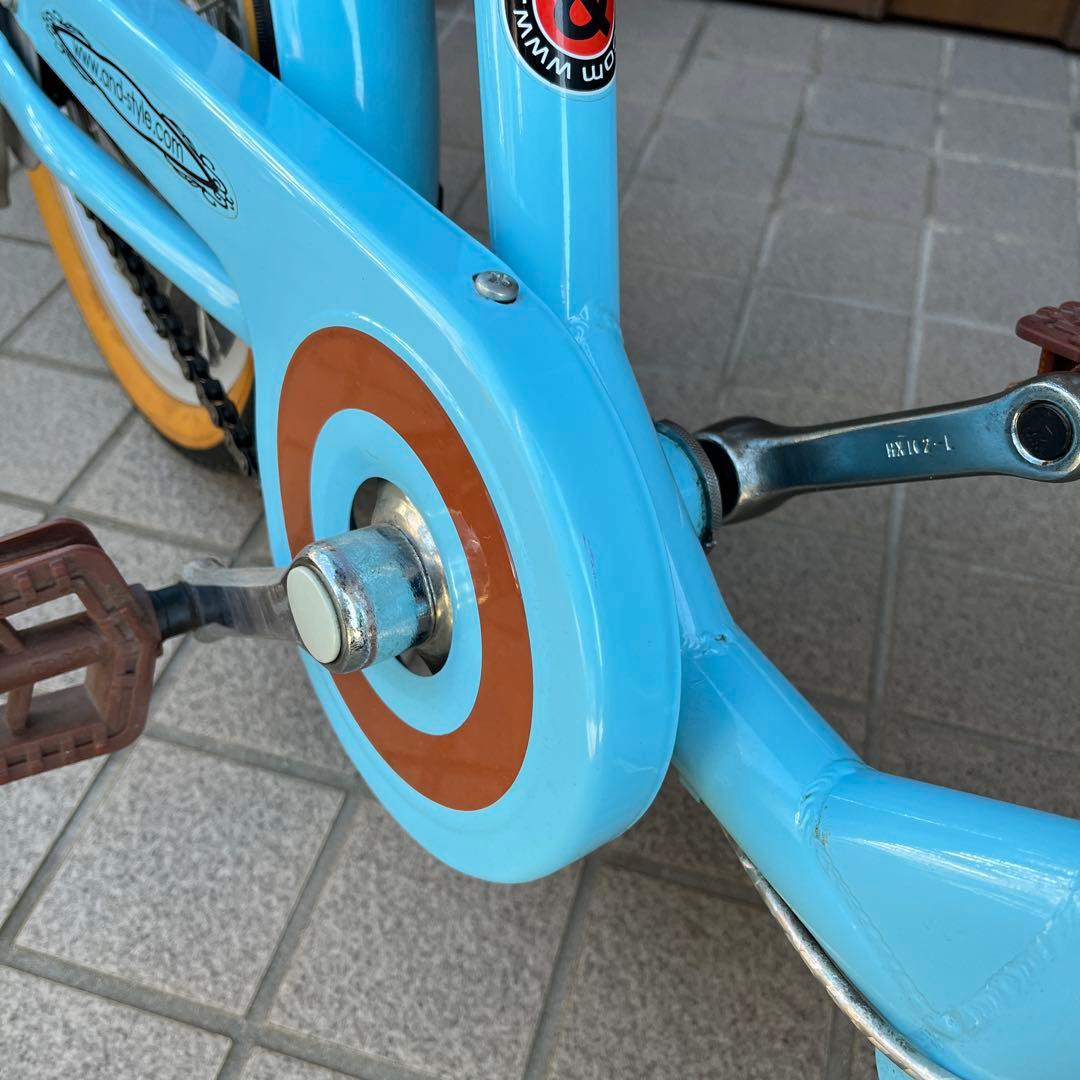 ai design WORKS 子供用自転車 水色