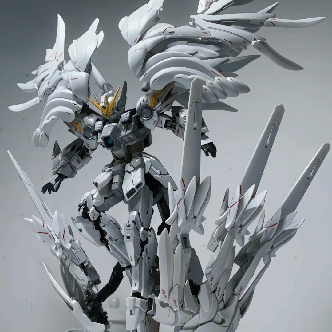 海外版 MG ウイングガンダム スノーホワイトプレリュード 未組立 合金フレーム