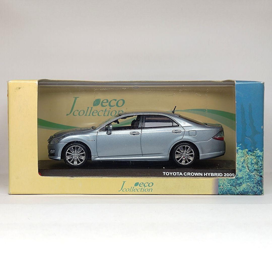 京商 Jコレクション トヨタ クラウン ハイブリッド 2008 ブルー 1/43
