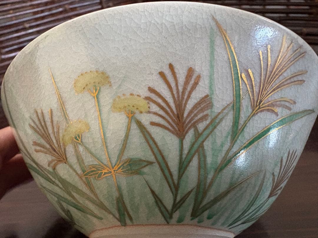 杉田翔平　清閑寺窯　色絵仁清武蔵野絵