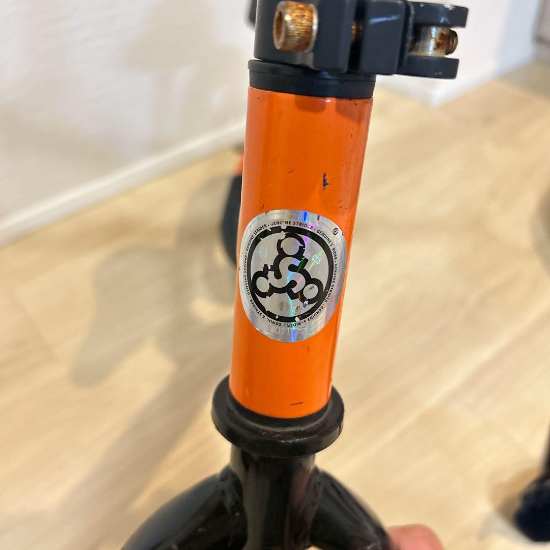 【美品】 STRIDER 日本正規品 バランスバイク 12インチ オレンジ