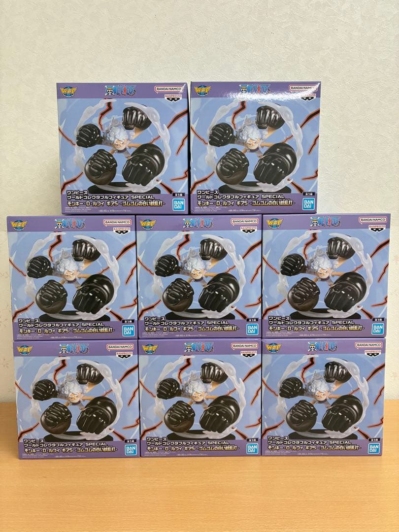 ワンピース ワーコレ SPECIAL ルフィ ギア5 ゴムゴムの白い銃乱打 8個