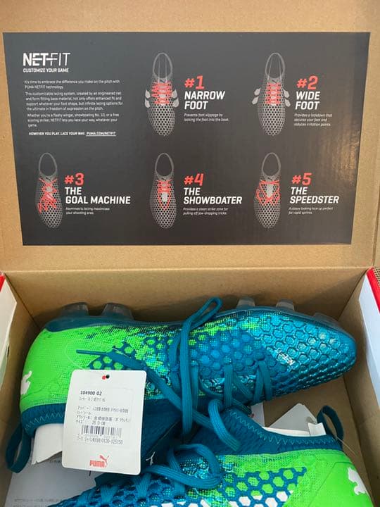 新品未使用品　puma プーマ　サッカー　スパイク　26cm NETFIT HG