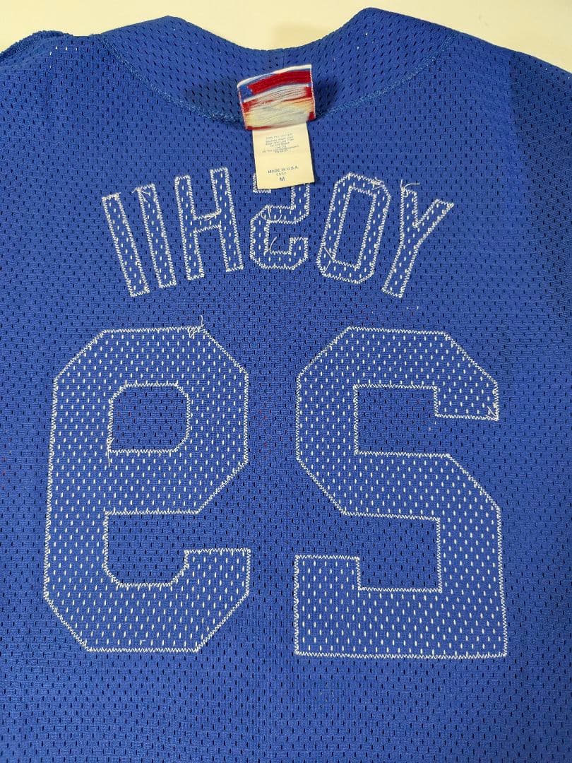 90s USA製 マジェスティック　メッツ 吉井理人 ユニフォーム　Ｍ ブルー