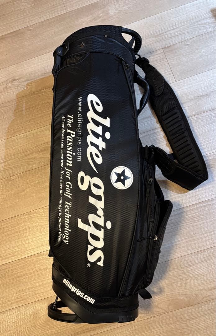 elite grips エリートグリップスタンド式キャディバッグ ブラック9.5