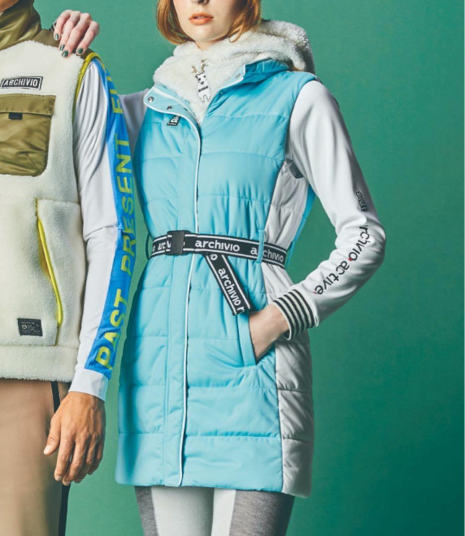 ニコニコですarchivio アルチビ中綿ベスト サイズ36