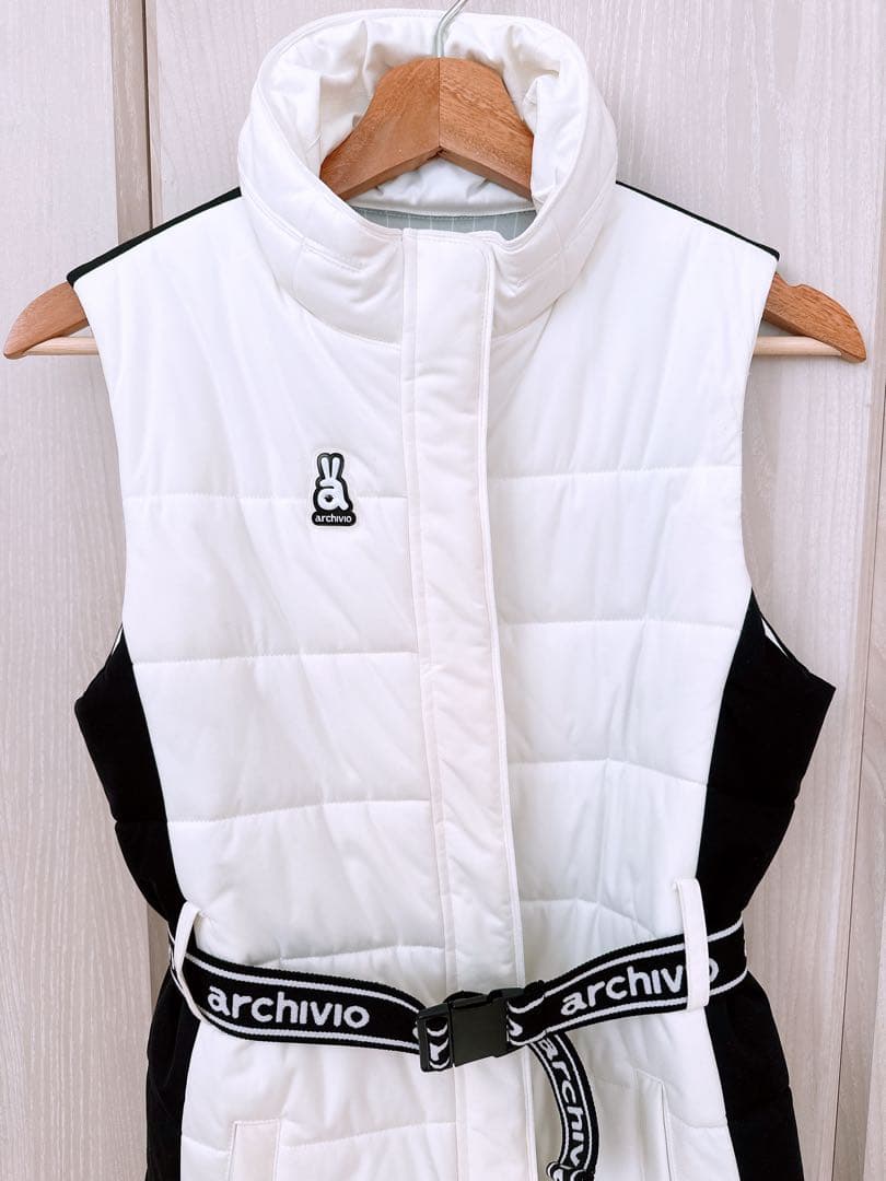 ニコニコですarchivio アルチビ中綿ベスト サイズ36