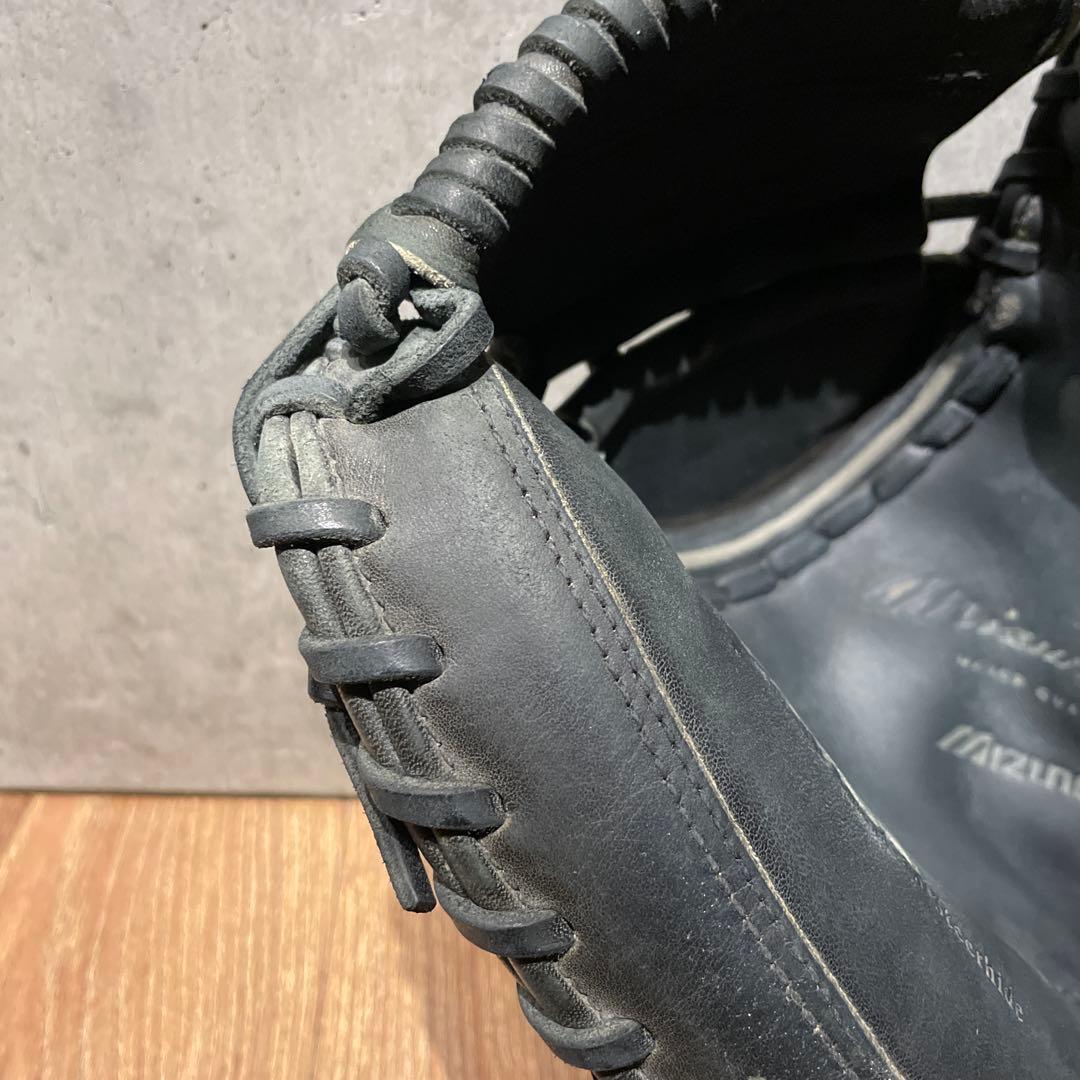 ミズノプロ 旧ロゴ 軟式用 キャッチャーミット ブラック