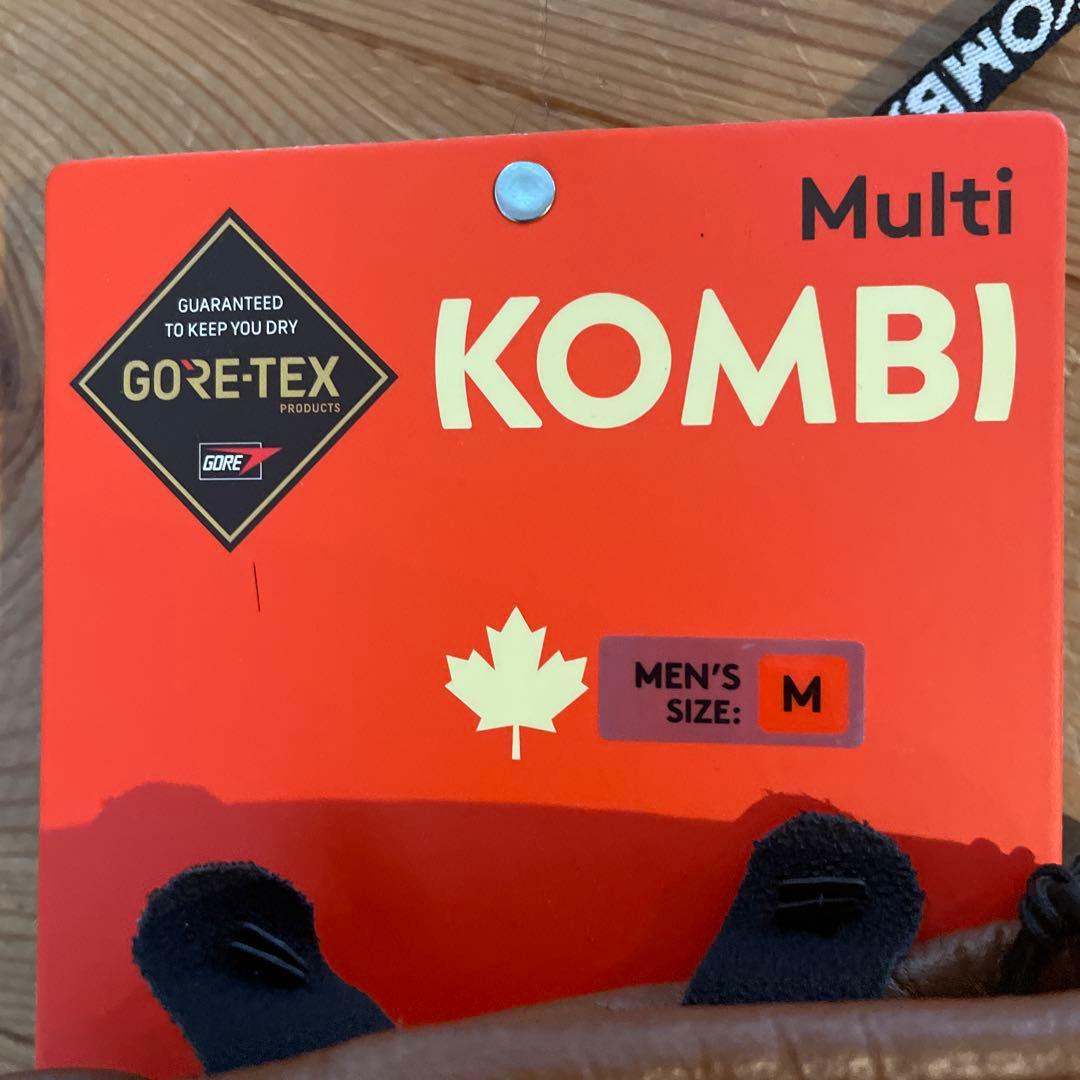 KOMBI GORE-TEX スノーレザーミトングローブ 高橋烈男モデル　山羊革