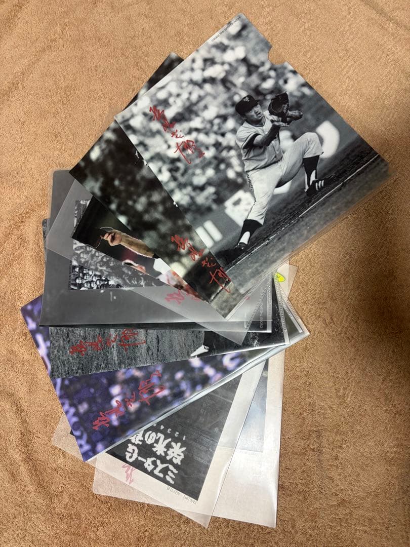 【超豪華・激レア】長嶋茂雄記念タオル・クリアファイル10枚・カード・ハガキセット