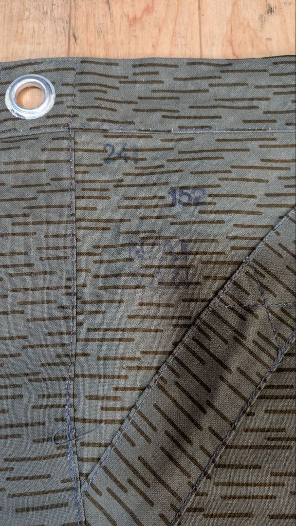 東ドイツ軍幕レインドロップカモ