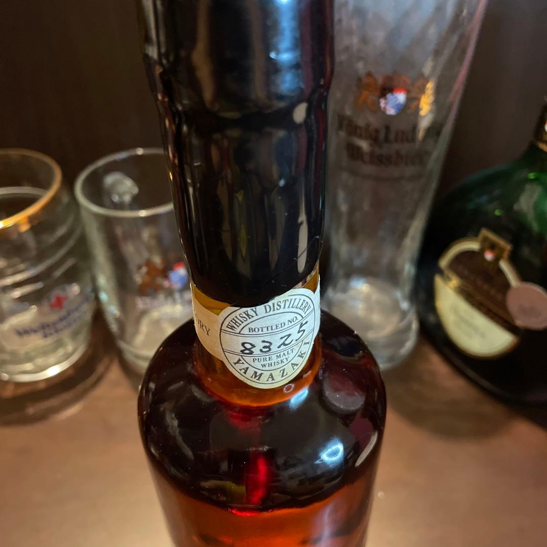 4桁希少ボトル　サントリー山崎蒸溜所ピアモルトウイスキー樽出原酒15年貯蔵未開封