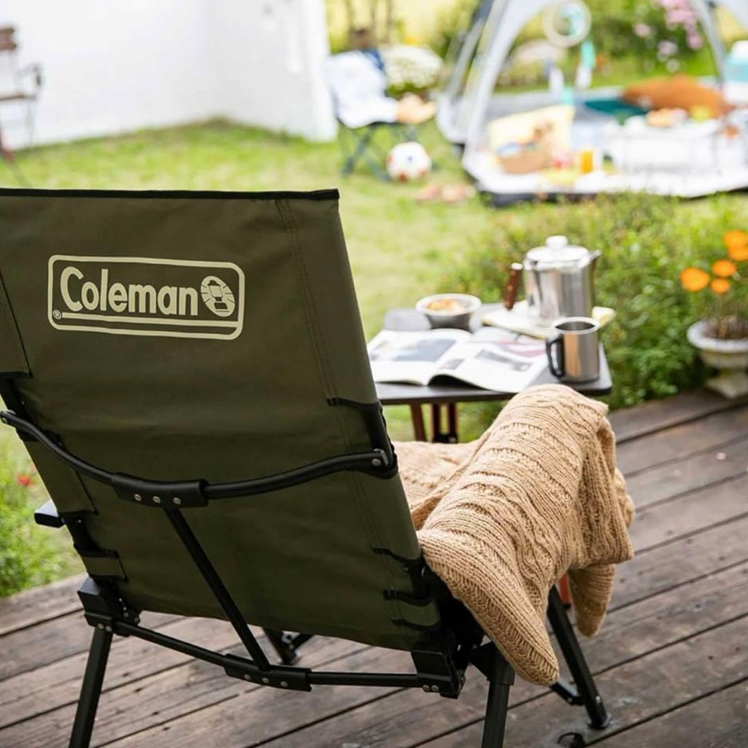 【美品】コールマン レイチェア オリーブ リクライニング