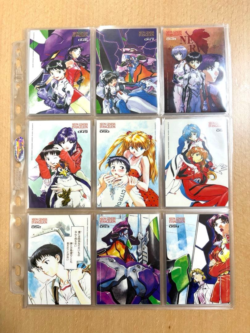 新世紀エヴァンゲリオン　角川　アートトレカブック　64枚　コンプリートセット