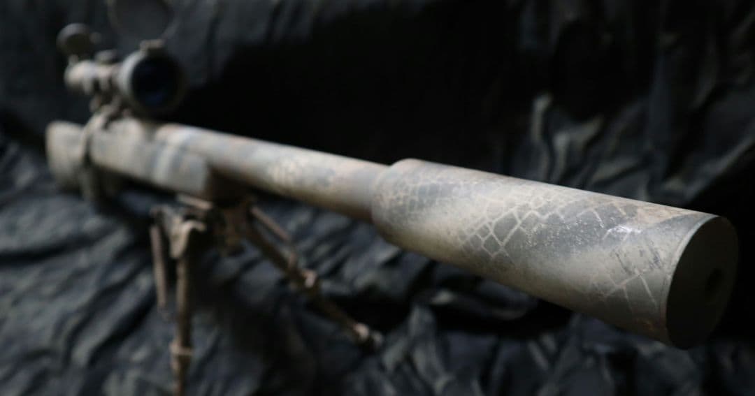 カスタムVSR 迷彩スナイパーライフル スコープ付き 東京マルイ