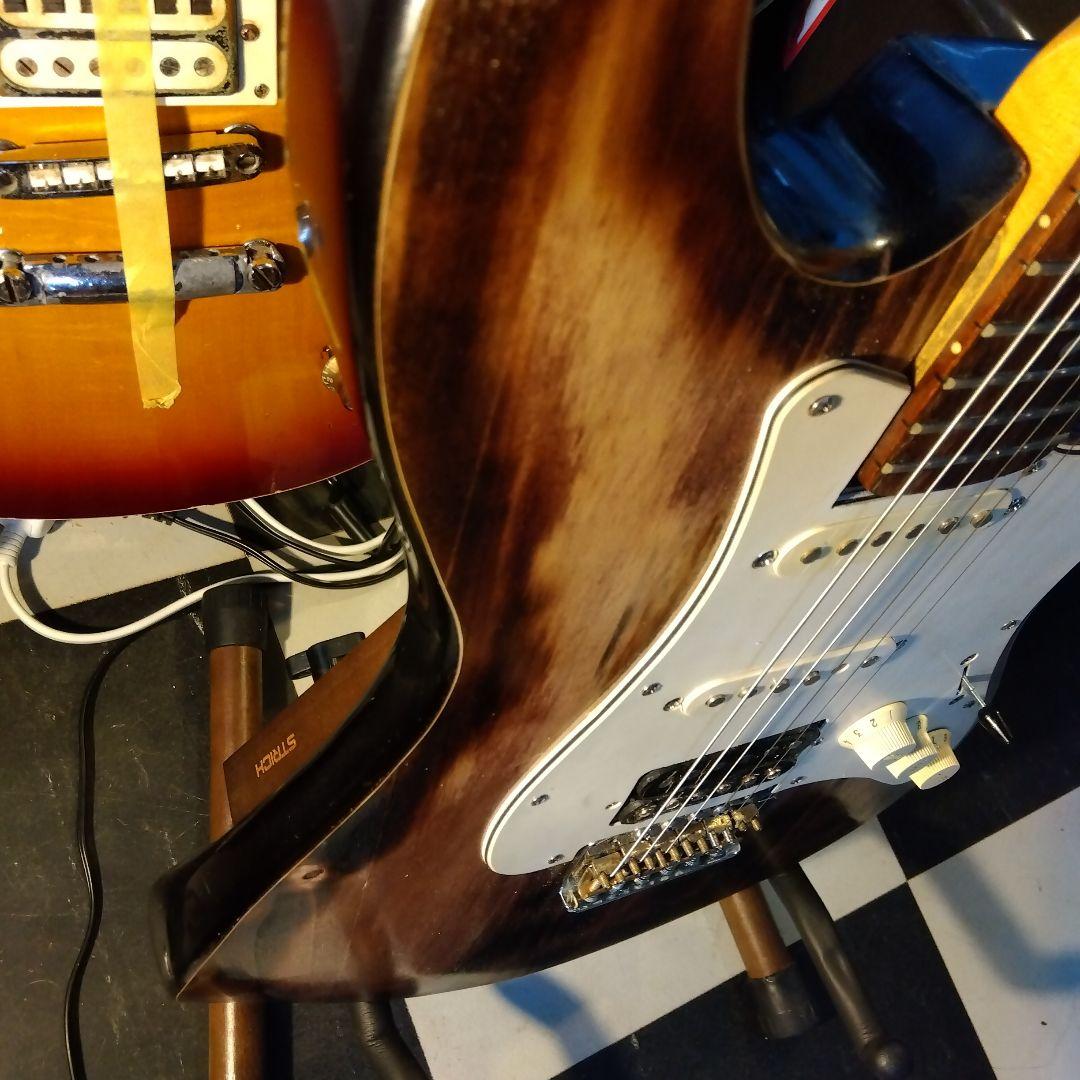 エレキギター ブラウン ！ コンポーネント…値下げ！