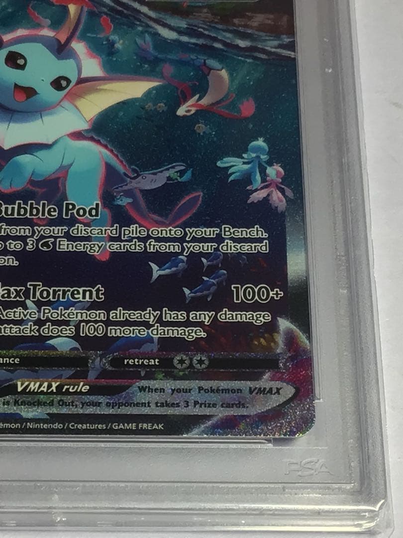 psa10 2021年シャワーズV MAX夏ポケカPROMO英語 海外