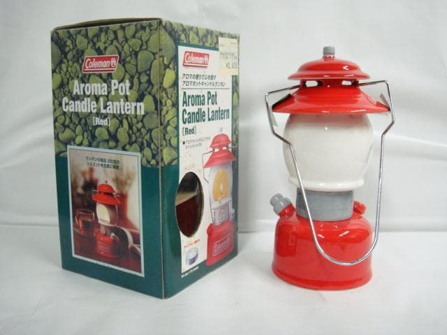 コールマン　アロマ ポット キャンドル ランタン　レッド 【726307】