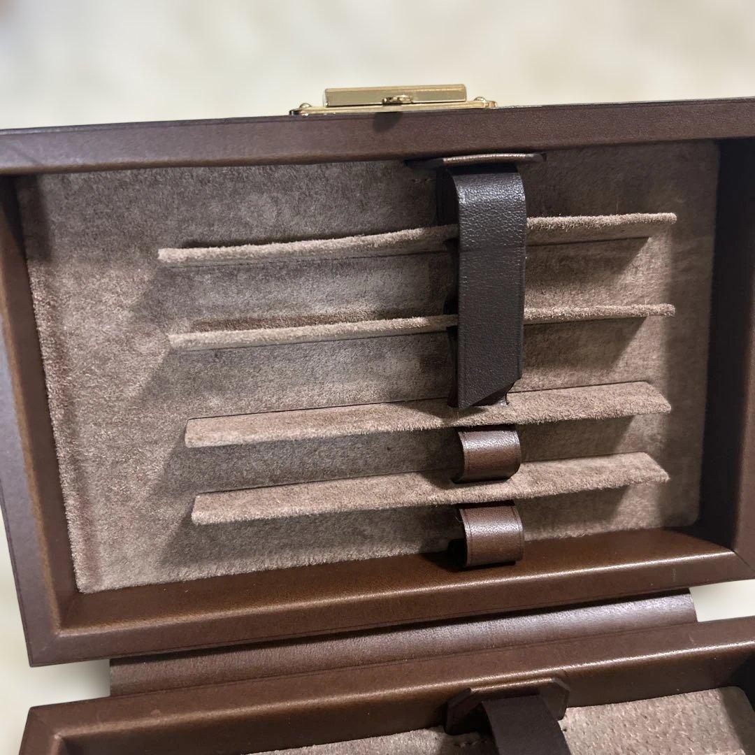 カンダミサコ MALT PENNE 万年筆ケース エレファントレザー ブラウン