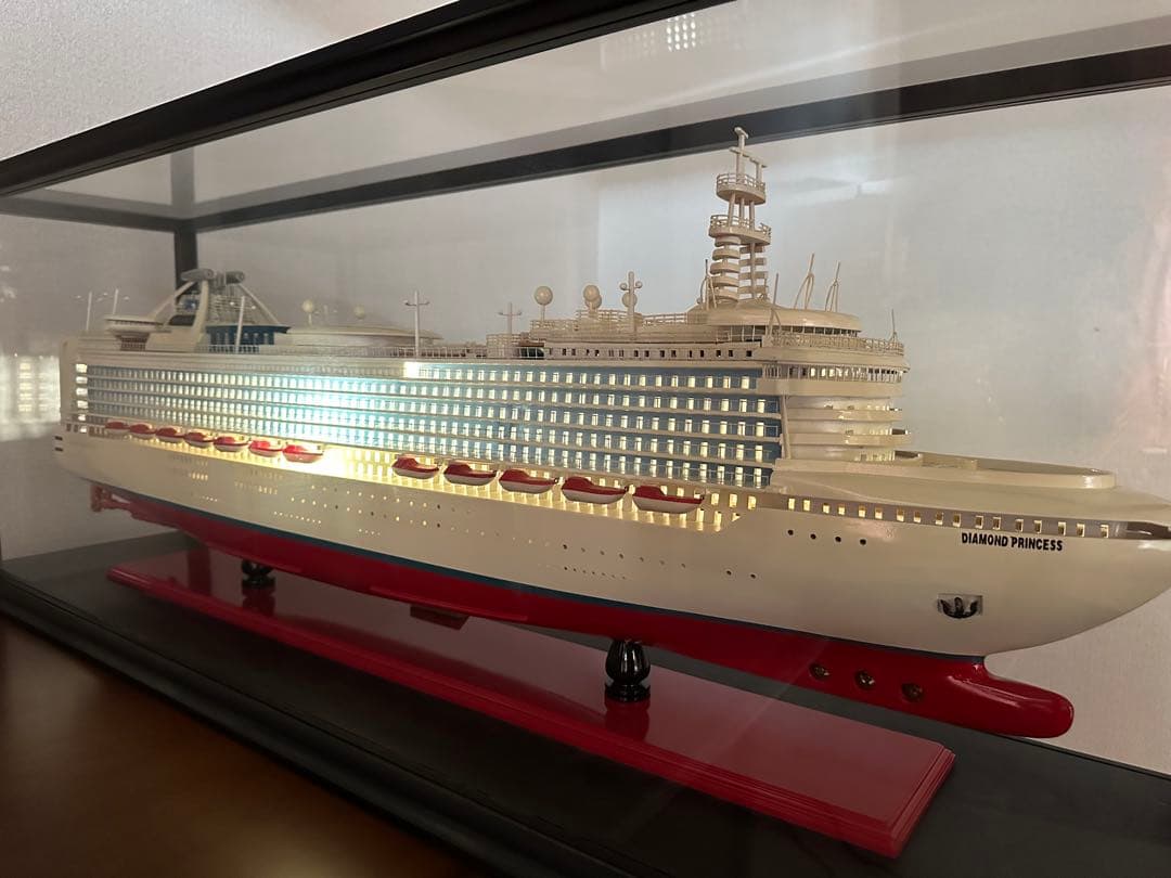 ダイヤモンドプリンセス 全長約100cm約1/290 プラモデル 模型 ライト付