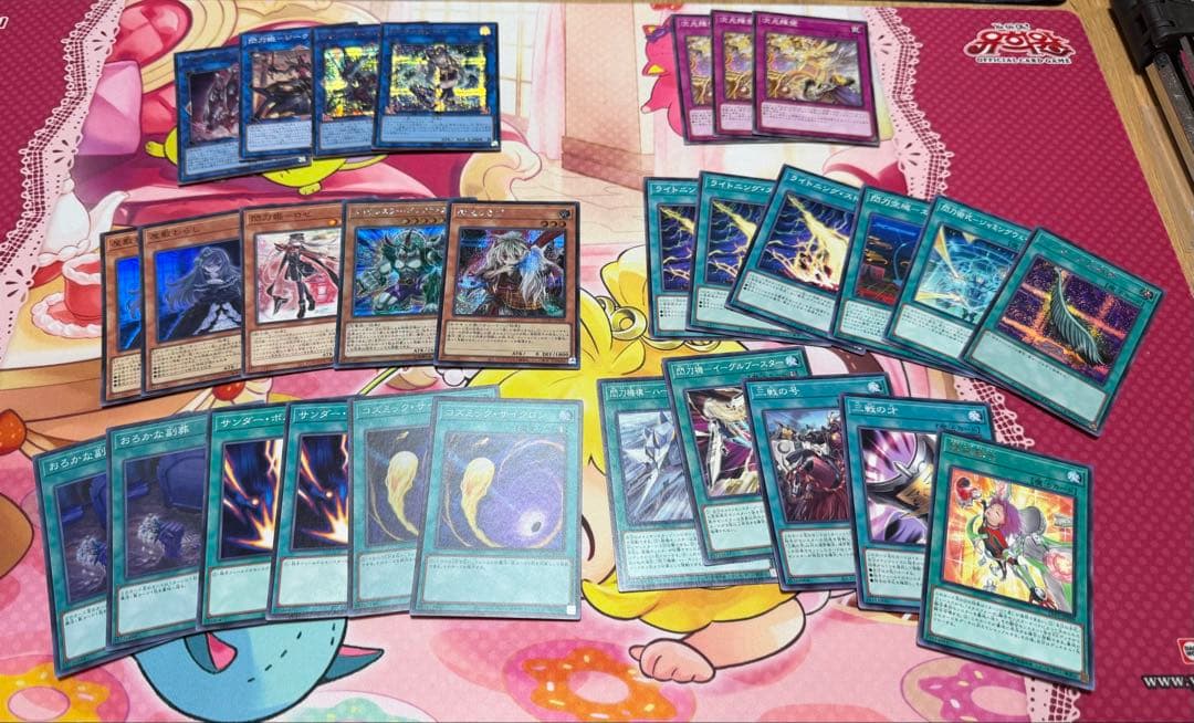 閃刀姫　構築済みデッキ　調整用パーツ多数！