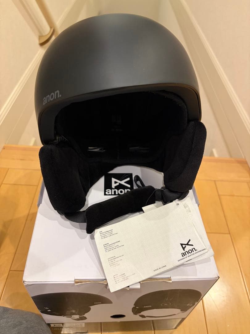 大人気　anon ヘルメットブラック　MEN's S