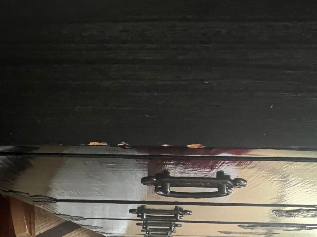 アンティーク　桐漆塗り高級仙台箪笥