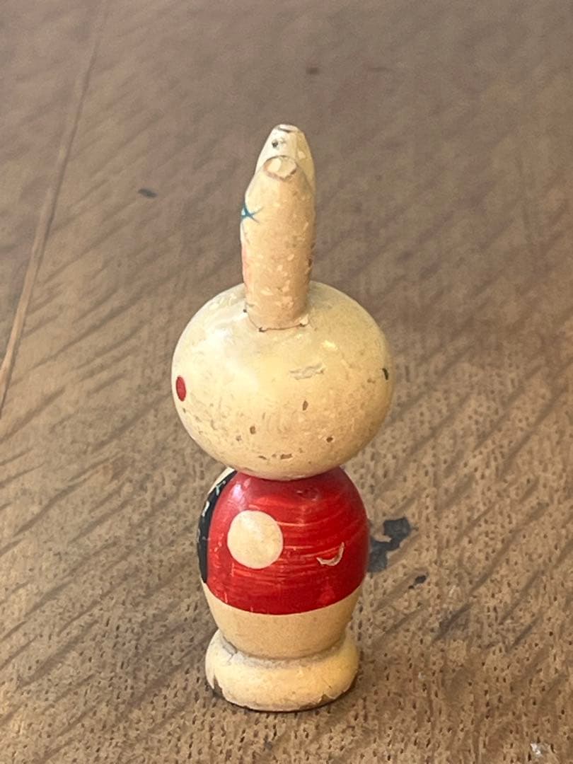 昭和レトロ　エスエス製薬　初期　ピョンちゃん　マスコット　レア　木製人形　非売品