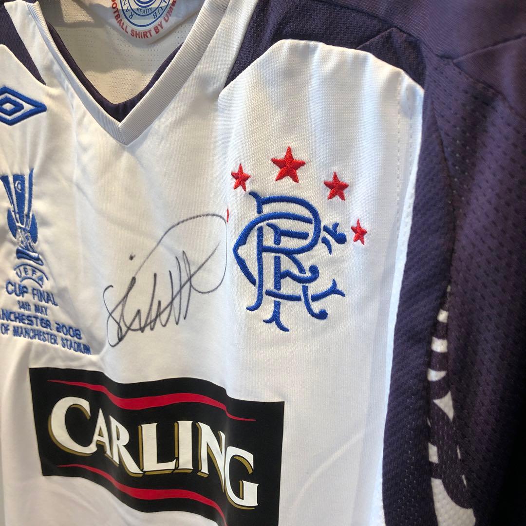 【記念】スコットランド  レンジャーズFC  サイン入りジャージ