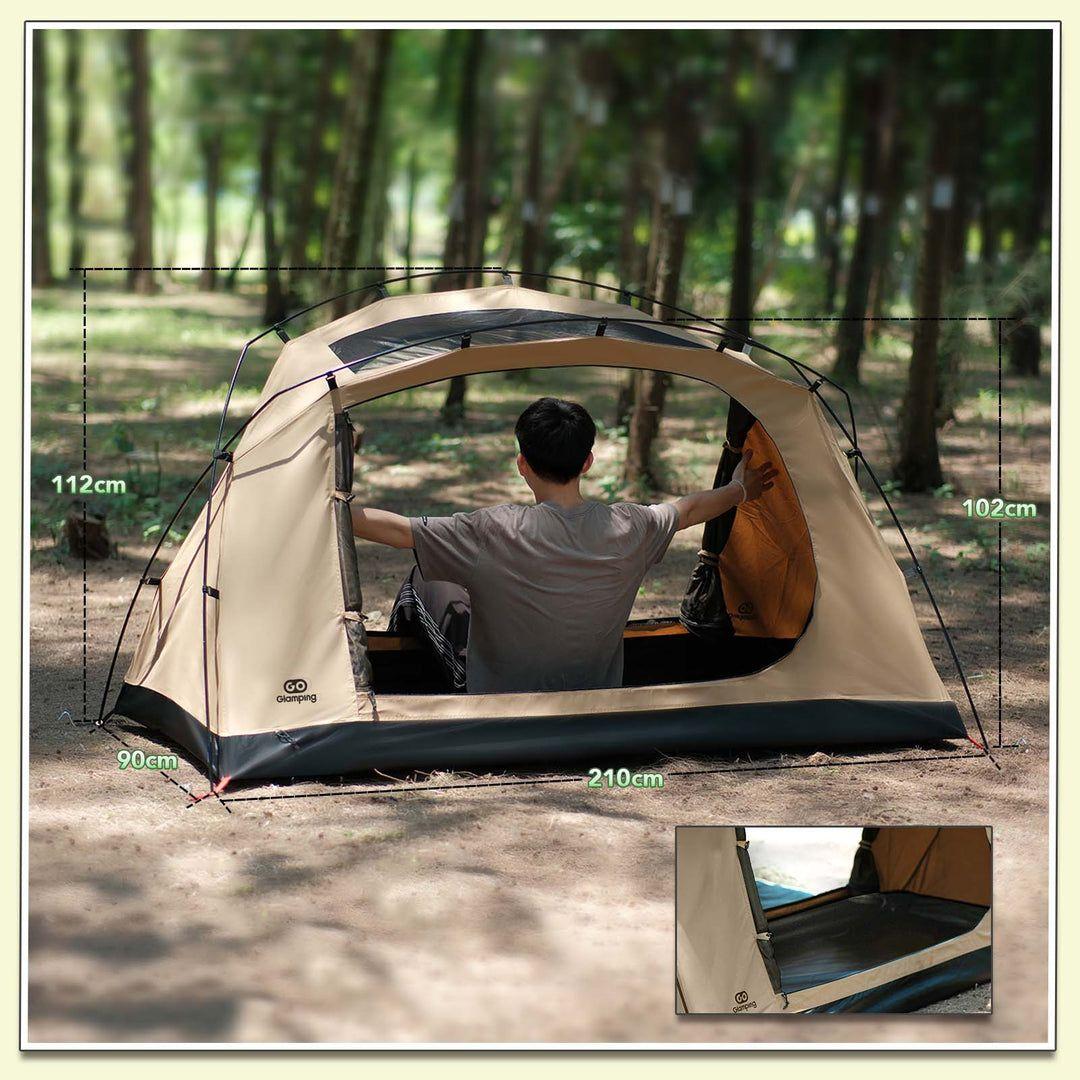 【テント】SKY EYE 自立式 テント TC サンドカラー（開封未使用品）