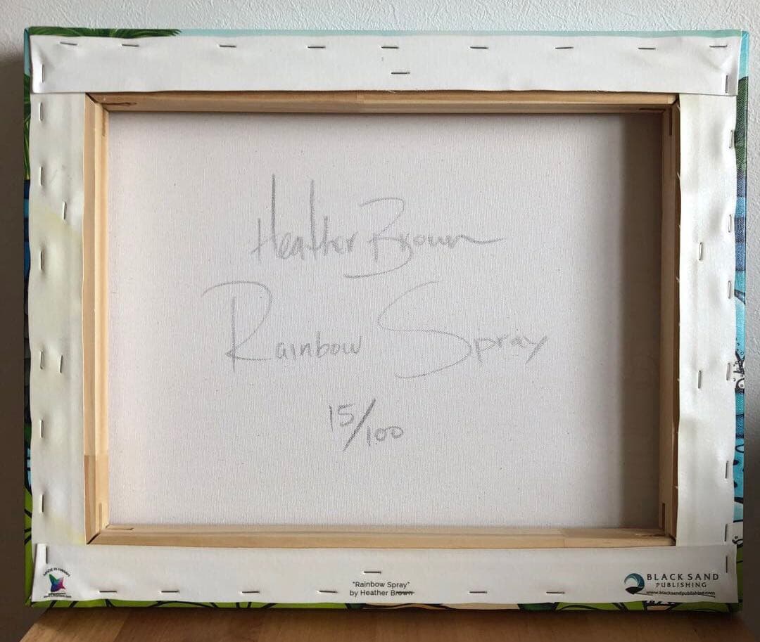 ヘザーブラウン　Heather Brown RAINBOW SPRAY ジクレー