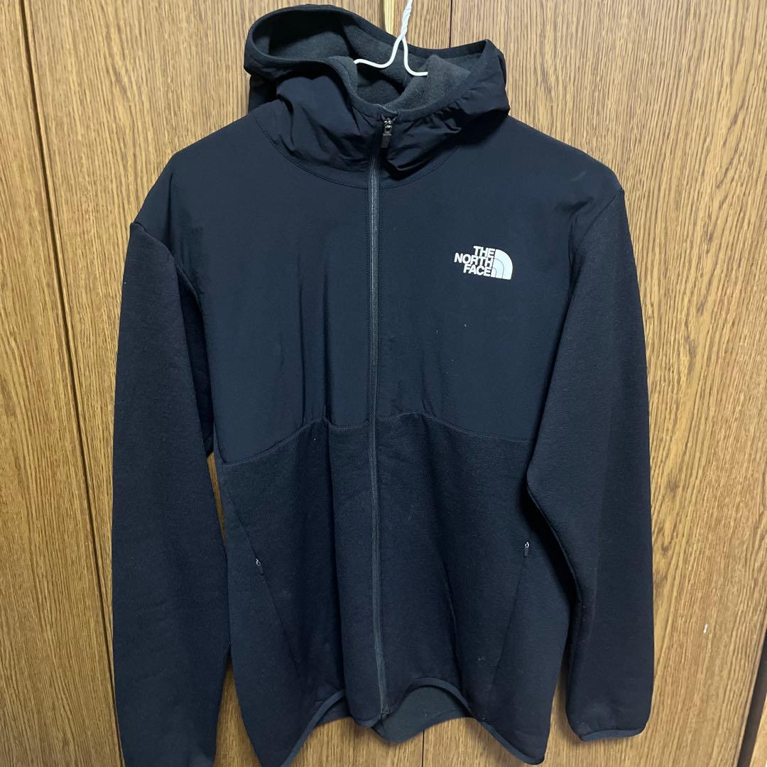 THE NORTH FACE ハイブリッドナイロンフリースフーディ