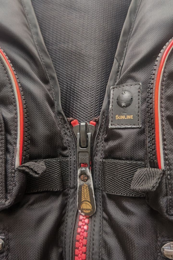 SUNLINE STATUS フィッシングベスト L ブラック