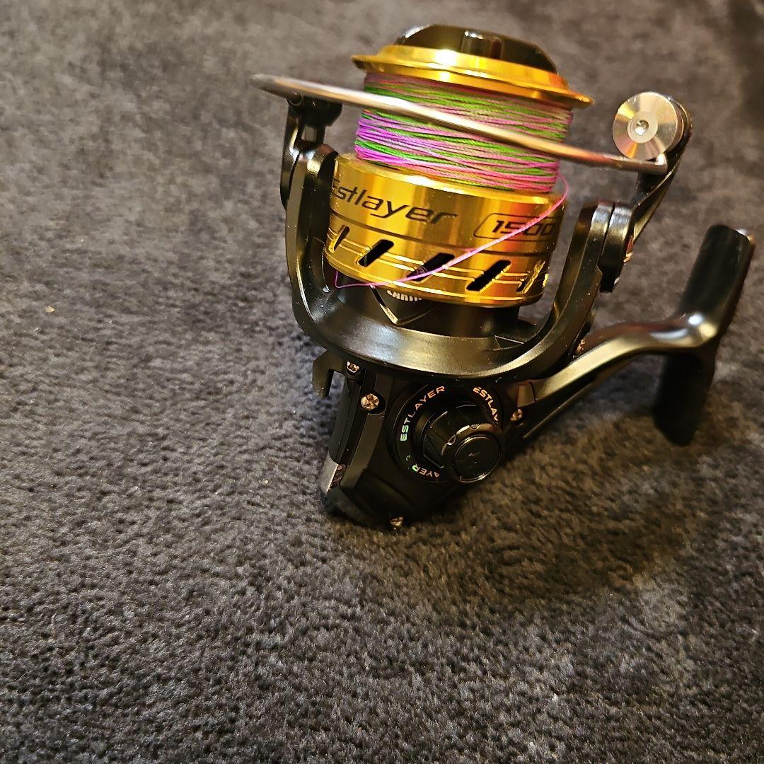 D-9　エギングロッド　新品リール　新品peライン6号着用