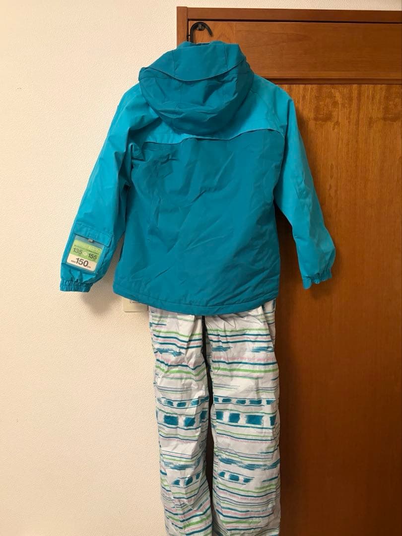 DESCENTE/美品/子ども用スキーウェア 150cm（135-155）/青色