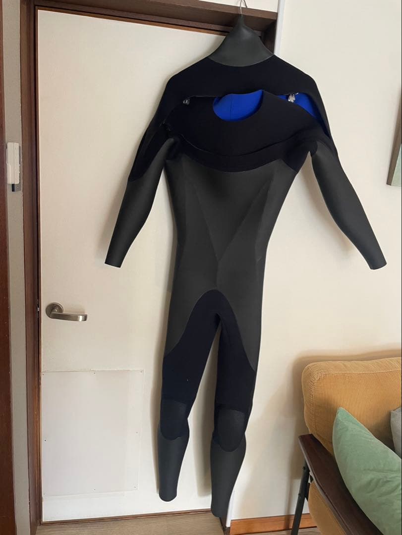 日本製★3×3mm　ロングチェストジップ/セミドライ　ウェットスーツ