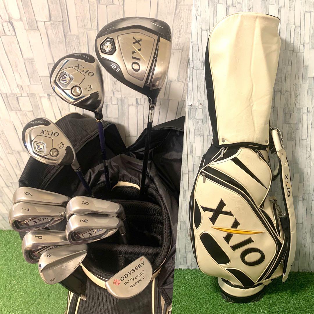 ゼクシオバッグ付 XXIO10 高級パター,UT付 本格メンズゴルフクラブセット