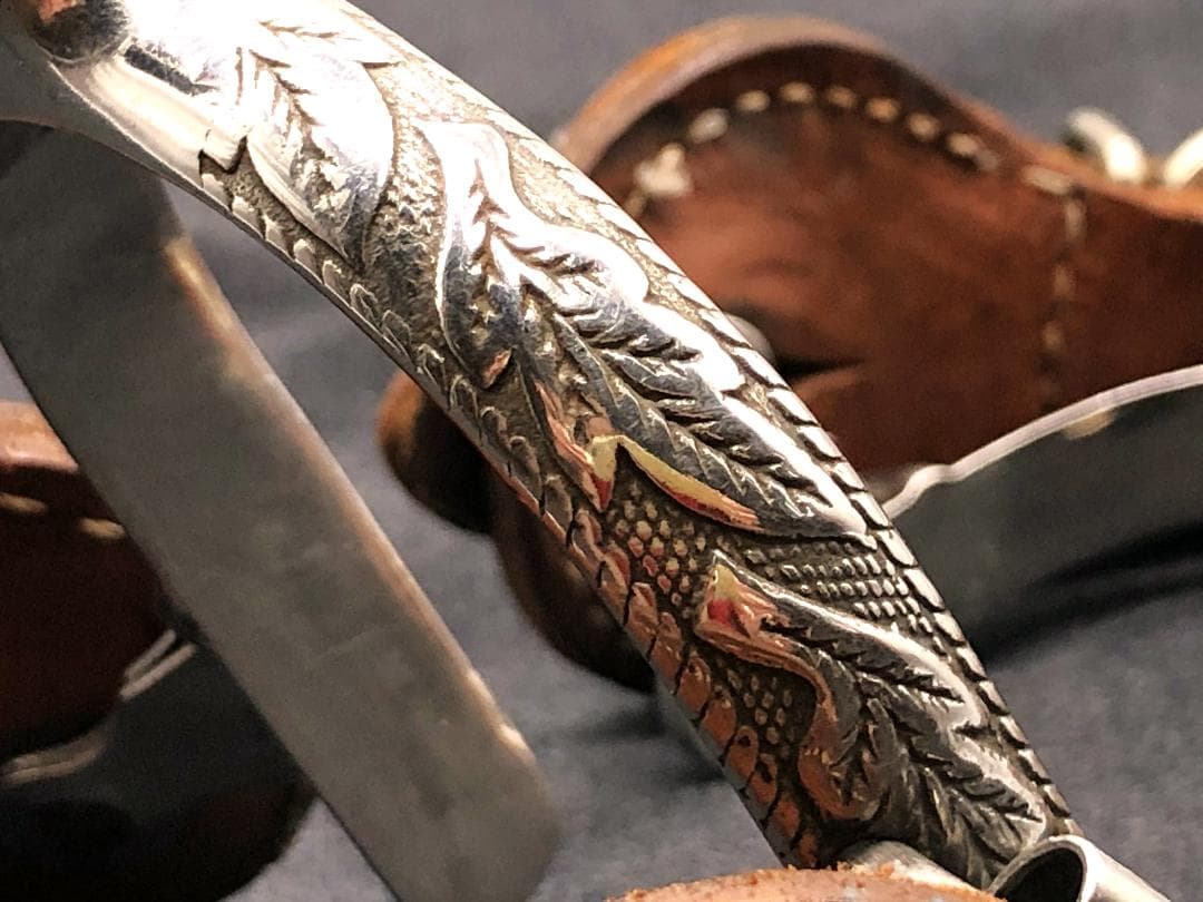 【 USAカウボーイ スパー 】　拍車実物　20世紀　ベルト付き