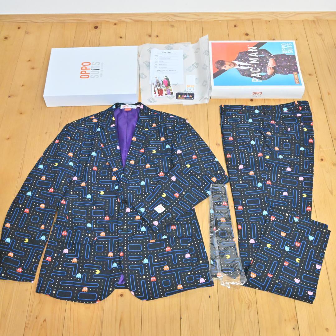 【新品同様】PAC-MAN パックマンスーツ3種セット メンズM〜L Oppo