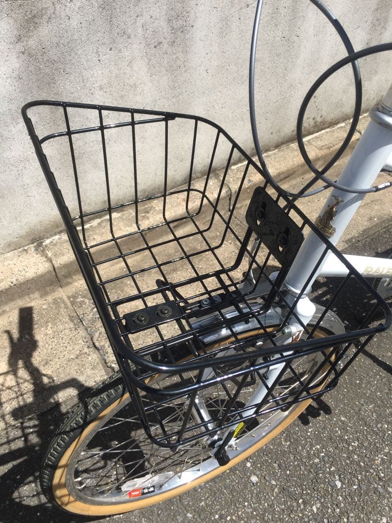 極上品 ミニベロ ラレー ホワイト チャリ 自転車 20インチ 新車