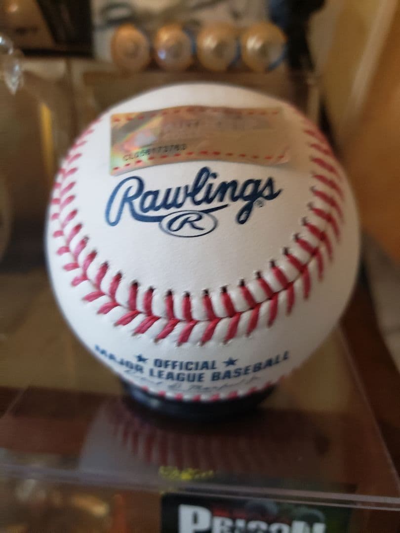 スーパースター！大谷翔平直筆サインボール、ホログラム証明シール付き！