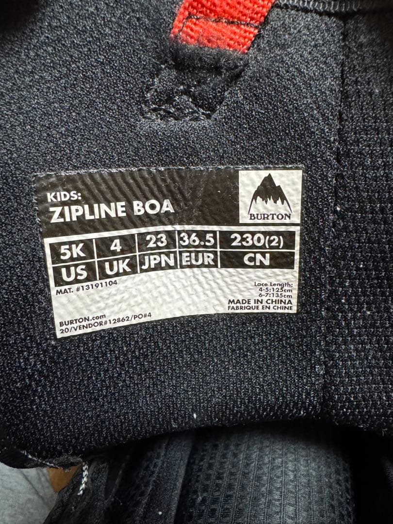 BURTON kidsスノーボードブーツ 23cm