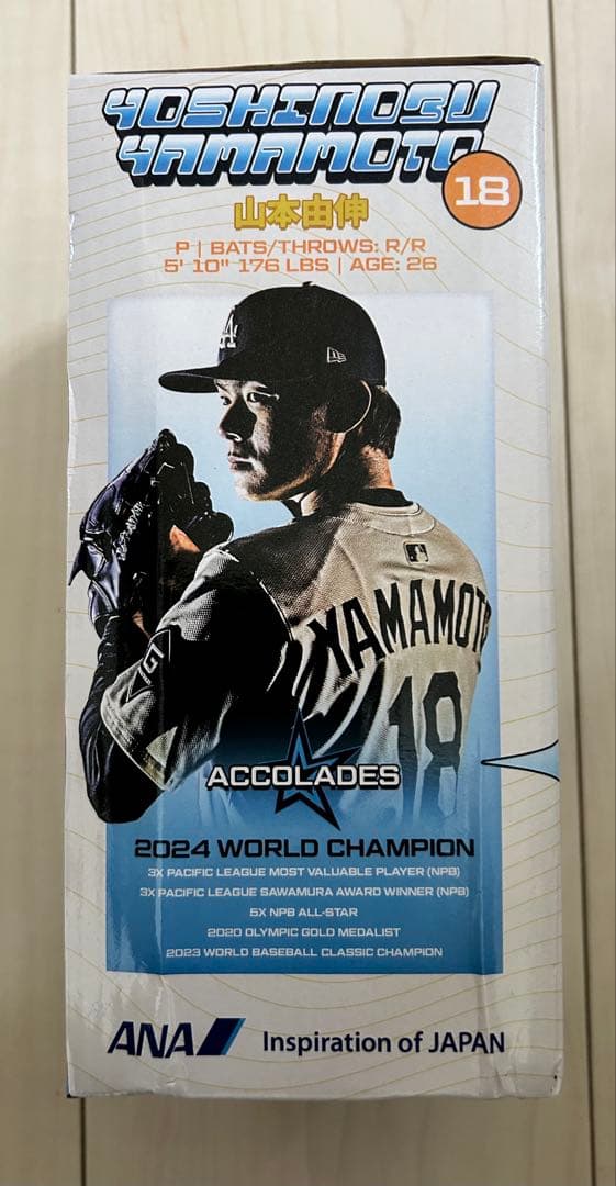 【限定品・新品・未開封】ドジャース山本由伸 ボブルヘッド （2025年7月2日）