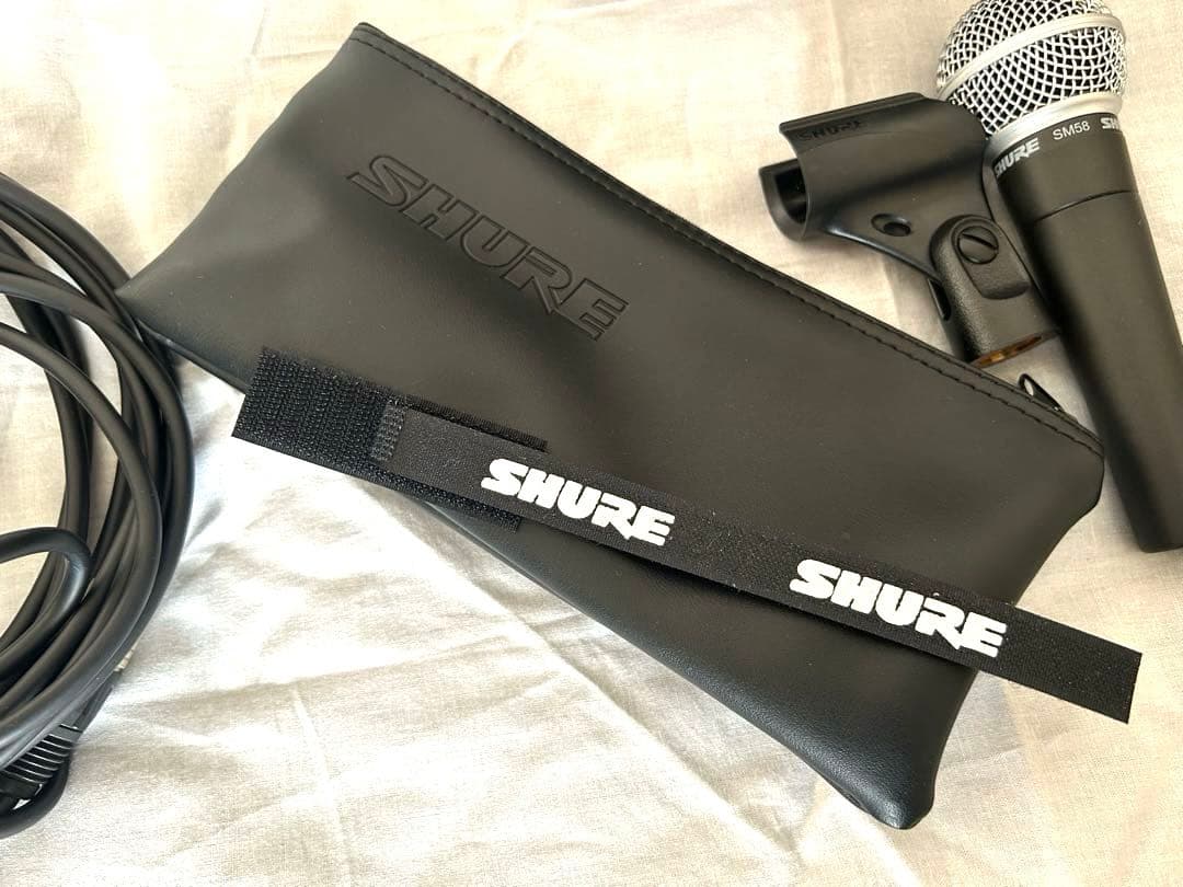 【11/25まで】SHURE SM58 ダイナミックマイク マイクケーブル付き