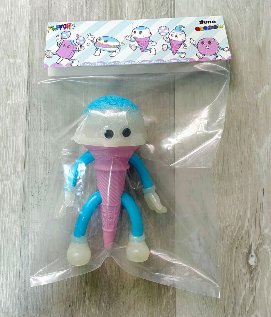 ソフビ フレーバーズ ドレスドコットンキャンディ アイスクリーム
