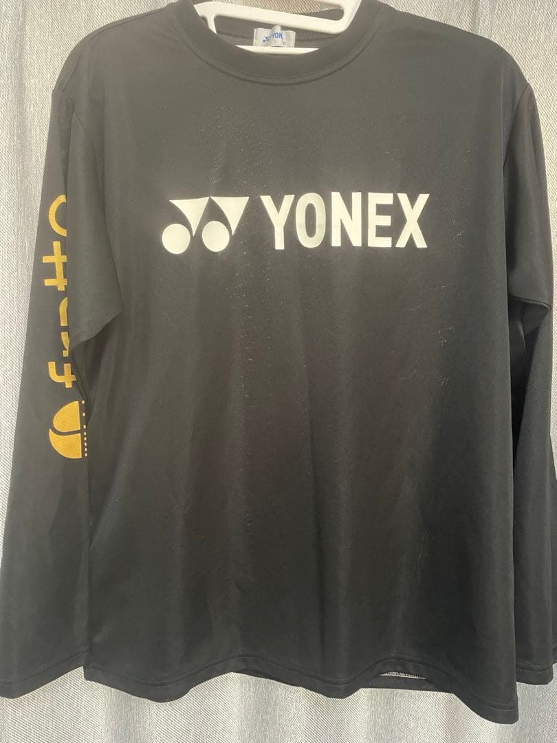YONEX×fratto ソフトテニス　 長袖Tシャツ メンズLサイズ　黒
