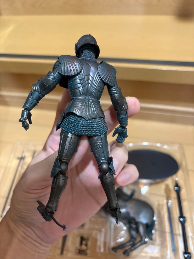 海洋堂 タケヤ式自在置物 15世紀ゴチック式 ブロンズ エクエストリアンアーマー