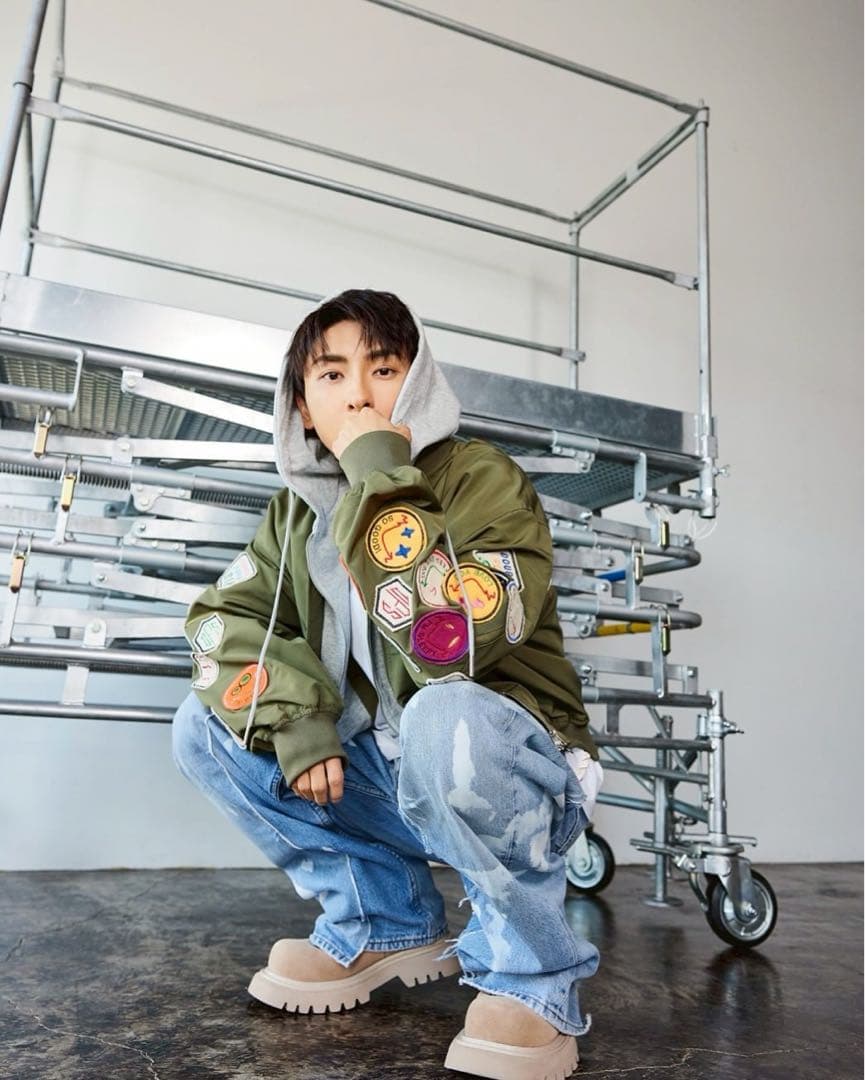 與真司郎 446 L.H.Pコラボ MA-1