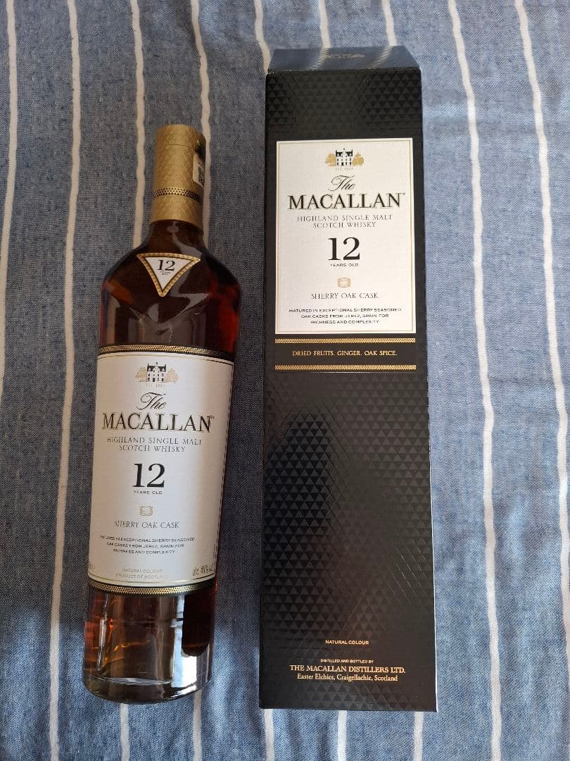 マッカランシェリーカスク12年700ml 箱付き