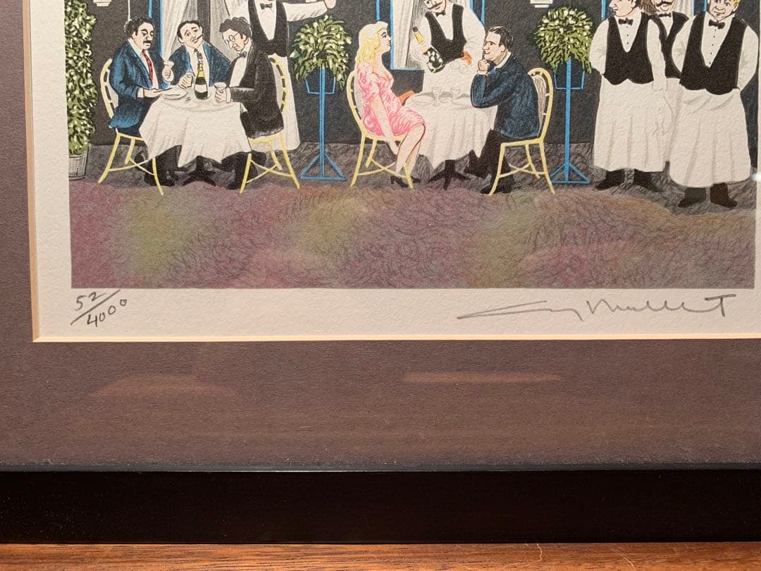 GUY BUFFET 「Quai d'Orsay」 ガイ・ビュッフェ リトグラフ